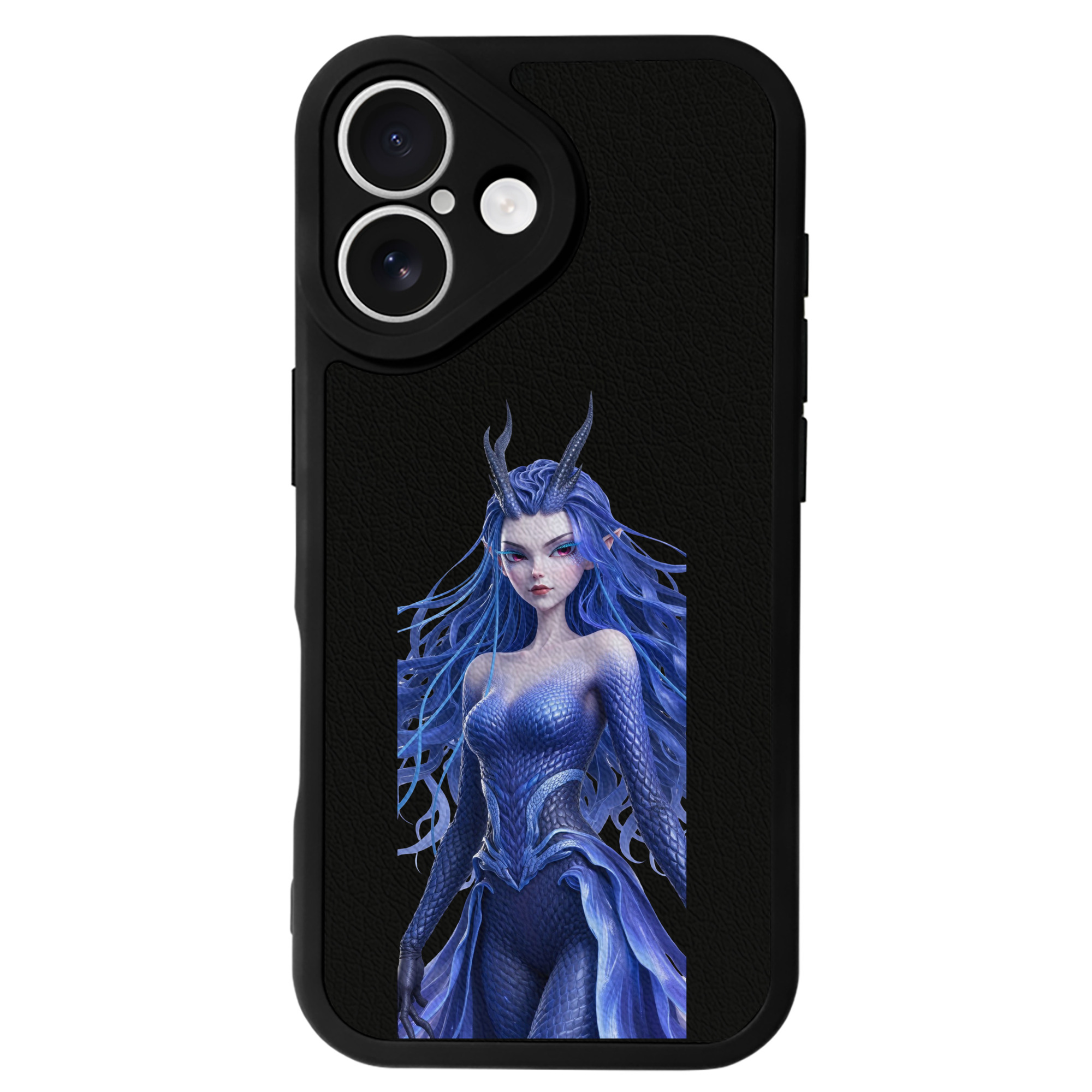 （画像用） Ne Zha 2 ナタ 魔童の大暴れ 【iPhone 16シリーズ対応】シリコンスマホケース（レザー調） 材質：シリコン